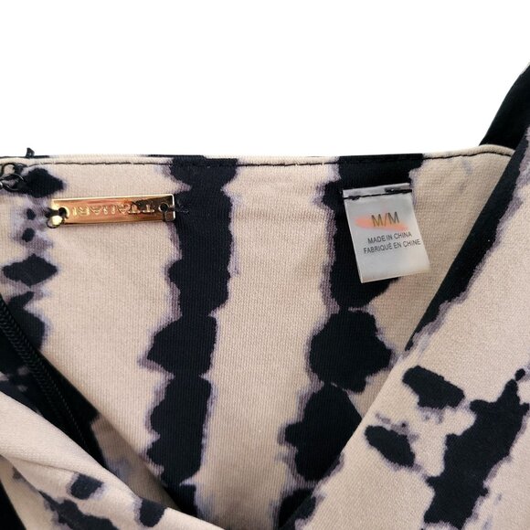 Tahari Tie-Dye Maxi Dress With V-Neckline & Spaghetti Straps  Size Medium - Picture 3 of 4